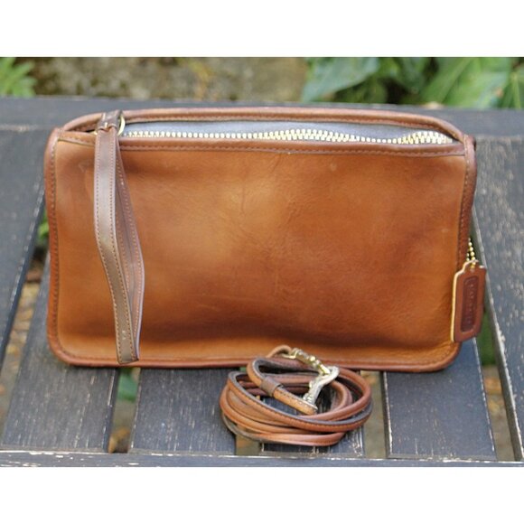 Coach Vintage - 1970s NYC Basic Bag #9455 w/ Glue in Creed, Convertible - Tabac - Picture 1 of 14